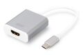 DIGITUS DA-70836 20cm USB Type C 4K HDMI Adaptör