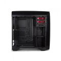 REDROCK 800W Powerlı Pencereli Işıklı LED Fanlı Midi Tower Siyah Kasa G901BR
