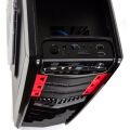 REDROCK 800W Powerlı Pencereli Işıklı LED Fanlı Midi Tower Siyah Kasa G901BR