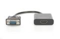DIGITUS DA-70473 15cm VGA to HDMI Dönüştürücü