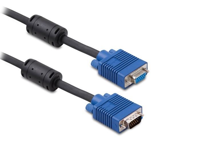 S-LINK 5m Monitör PC Arası Beyaz Uzatma Görüntü Kablosu SL-VGA05F