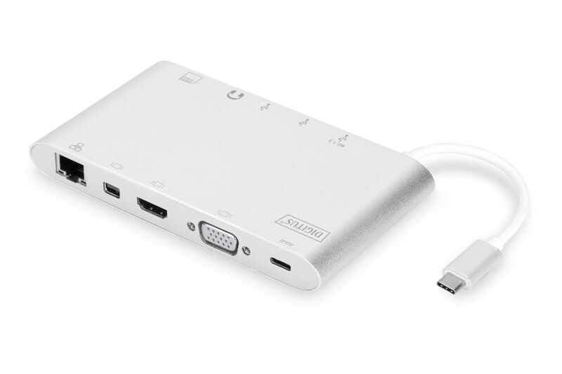 DIGITUS USB3.1 Type-C Universal Docking Station Çoklayıcı DA-70861