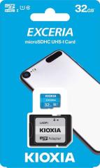 KIOXIA LMEX1L032GG2 32GB  EXCERIA MicroSD C10 U1 UHS1 R100 Hafıza kartı