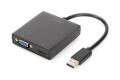 EDNET DA-70843 USB 3.0 HDMI / VGA Adaptör Çoklayıcı