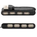 TRUST 14591 VECCO 4 Portlu USB 2.0 Ultra Kompakt Mini Siyah Merkez