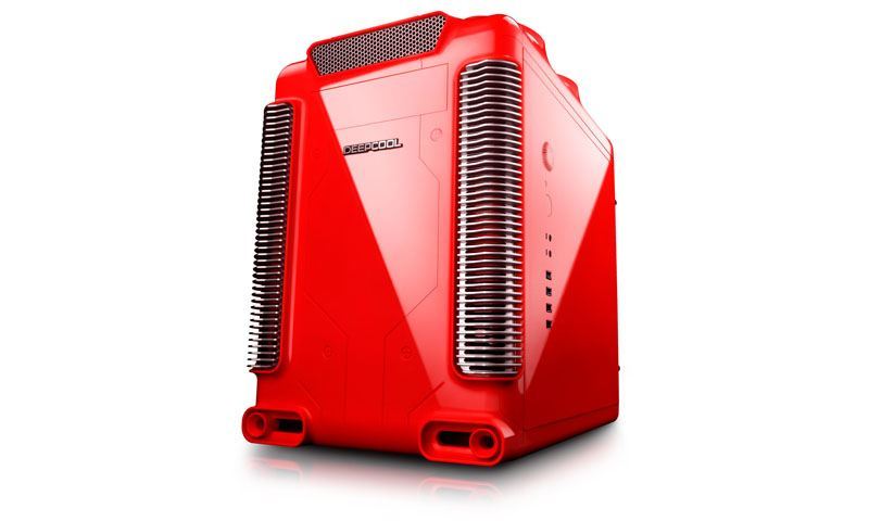 DEEPCOOL STEAMCASTLE-RD 2xUSB 2.0, 2xUSB 3.0, 1xAudio, 1xMic Kırmızı Kasa