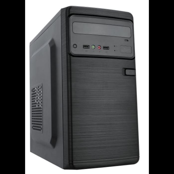 300W Powerlı Penceresiz Micro ATX Siyah Kasa