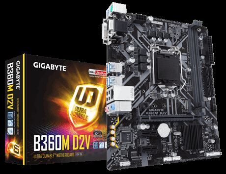 GIGABYTE GAB36MD2V Intel B360 1151 DDR4 2666MHz DVI-I/DVI-D Anakart