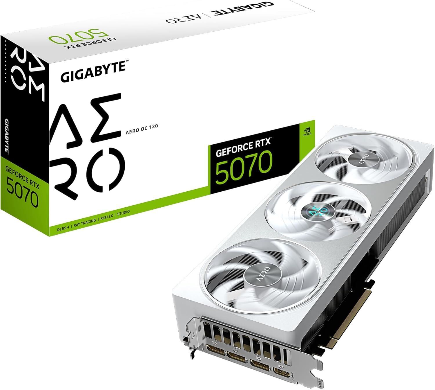 GIGABYTE GV-N5070AEROOC12GD VGA RTX5070 AERO OC 12GB 192B GDDR7