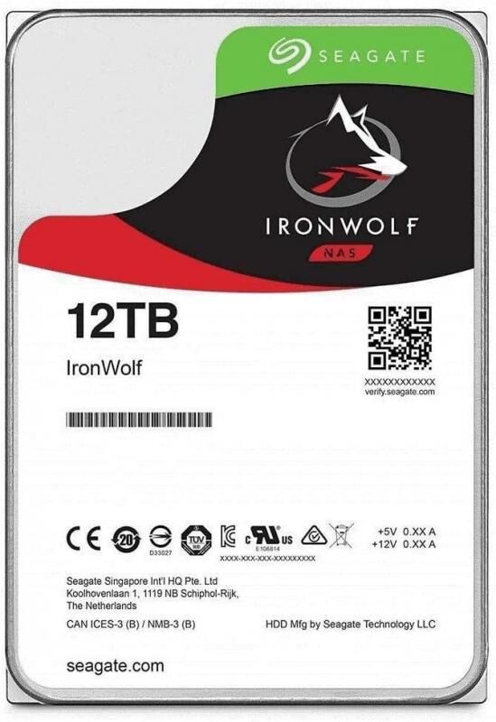 SEAGATE ST12000VN0008 12TB Sata 3.0 7200RPM 256MB 3.5'' Dahili NAS Diski