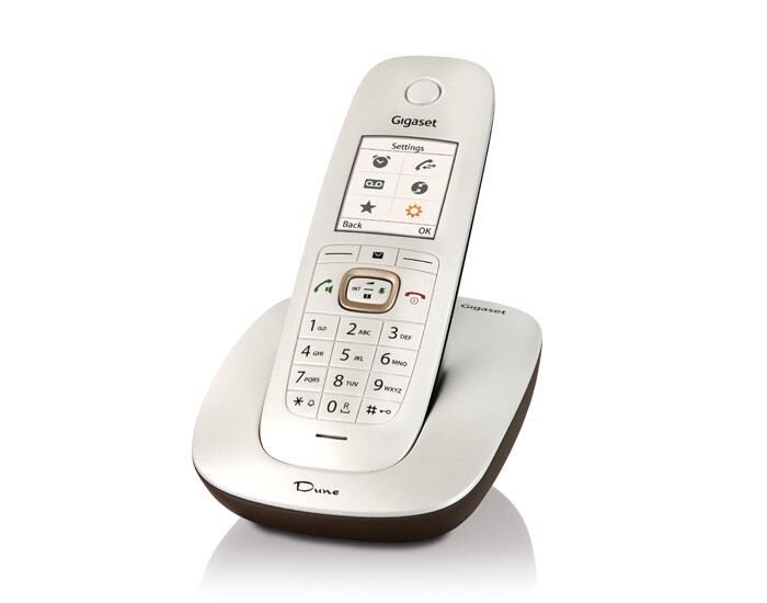 GIGASET 200 Rehber Caller ID Handsfree Dect Telefon CL540-WHITE