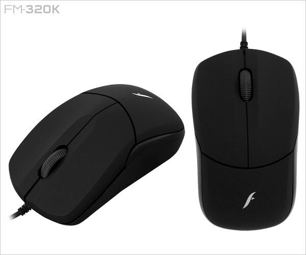 FRISBY Kablolu USB Optik Siyah Mouse FM-320K