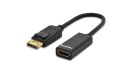 EDNET DisplayPort (DP) - HDMI Adaptör Kablosu, DP Erkek - HDMI tip A Dişi, 0.1