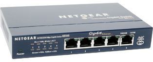 NETGEAR GS105GE 5 Portlu 10/100/1000 Gigabit Tak Çalıştır Switch