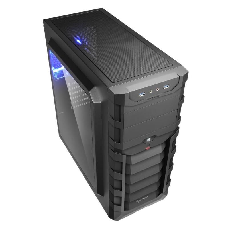 SHARKOON Belirgin Şık ve Kaliteli Midi Tower Kasa SKILLERSGC1WINDOWB