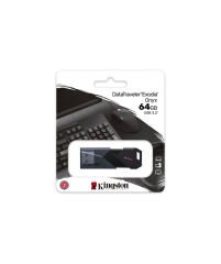 64GB Portable USB 3.2 Gen 1 DataTraveler Exodia Onyx