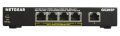 NETGEAR 5 Portlu 10/100/1000 Gigabit 1-4 port PoE li Tak-Çalıştır Switch (55W) GS305P-100PES