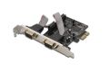DIGITUS DS-30000-1 2 Port Seri (DB9) Low Profile Bracket PCI Express Kartı