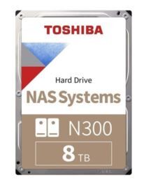 TOSHIBA HDWG480UZSVA 8TB N300 SATA 3.0 7200RPM 256MB 3.5'' Dahili Disk