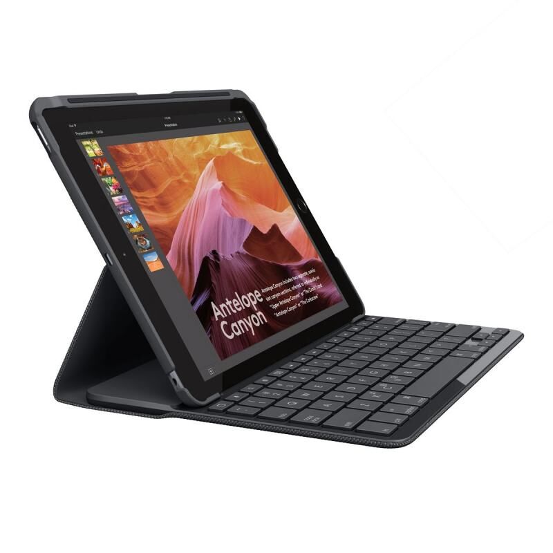 Türkçe-Carbon Black 2017 Yeni Slim pad Klavyeli Kılıf