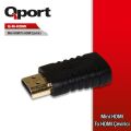 QPORT Mini HDMI to HDMI Çevirici Q-M-HDMI