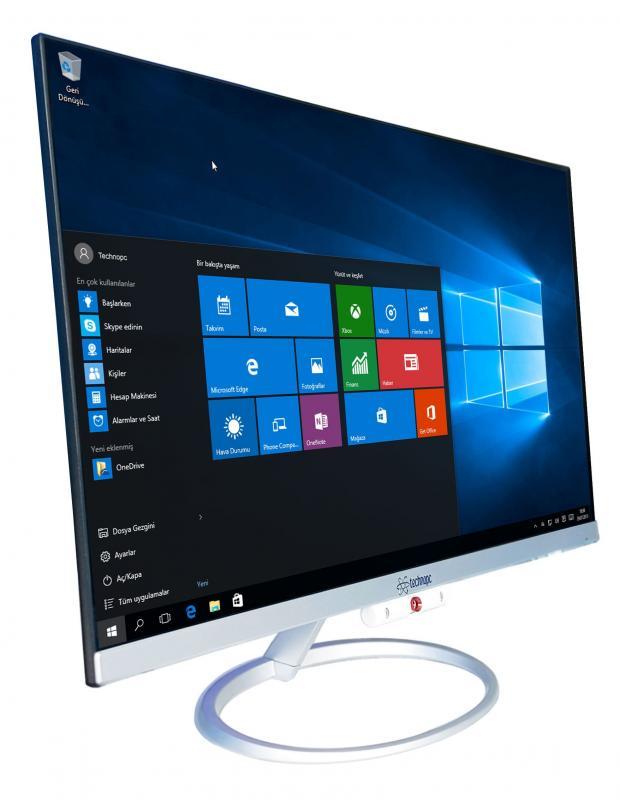 TECHNOPC AIO-A874120 Ci3-9100 3,60 GHz 4GB 120GB SSD 23.8'' FreeDOS