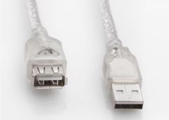 S-LINK 7m USB2.0 Şeffaf Uzatma Kablosu SL-AF2007