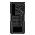 SHARKOON Pencereli Powersız 2xUSB3.0 ATX Siyah Kasa
