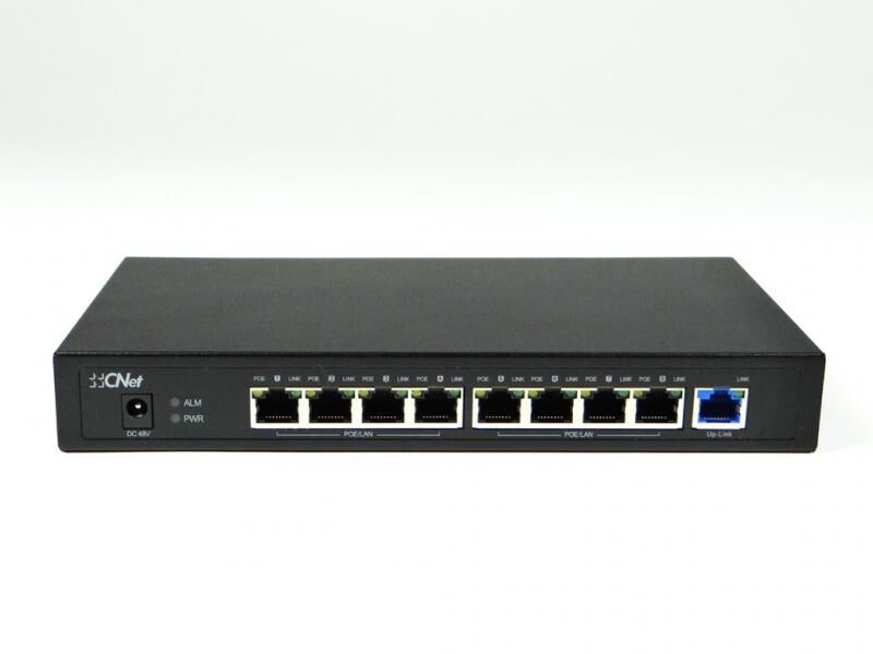 CNET CSH800P 9 Port 10/100 8 Port PoE+ Switch 96W