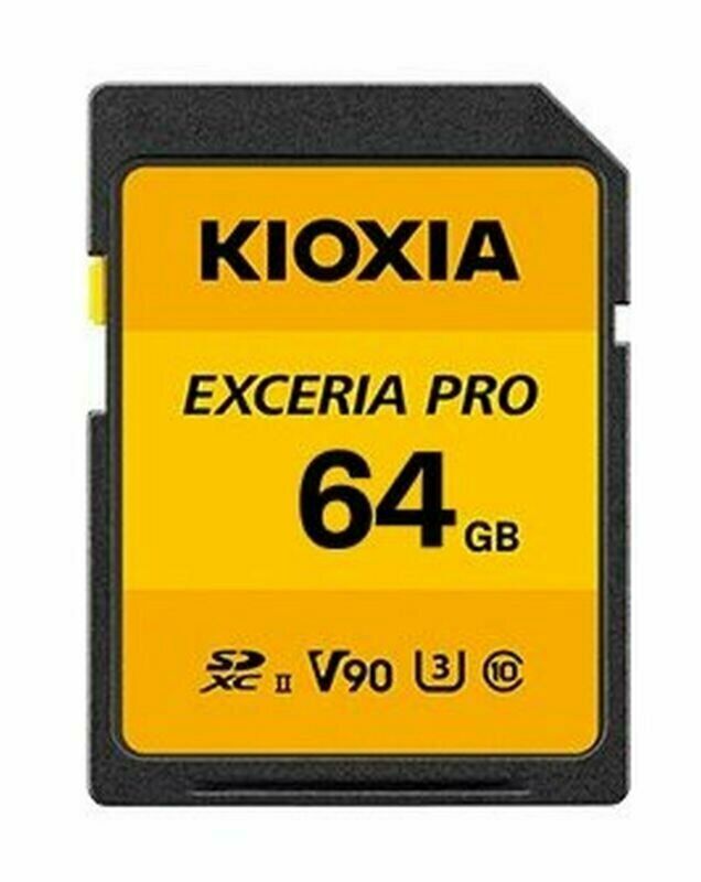 KIOXIA LNPR1Y064GG4 64GB NormalSD EXCERIA PRO C10 U3 V90 UHS-II Hafıza kartı