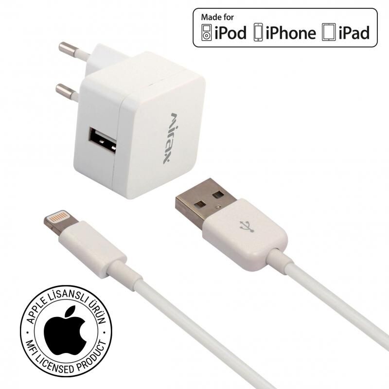 MIRAX Iphone 6S, 6S Plus, 6, 6Plus, Şarj Aleti