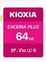 KIOXIA LNPL1M064GG4 64GB NormalSD EXCERIA PLUS C10 U3 V30 UHS1 R98 Hafıza kartı