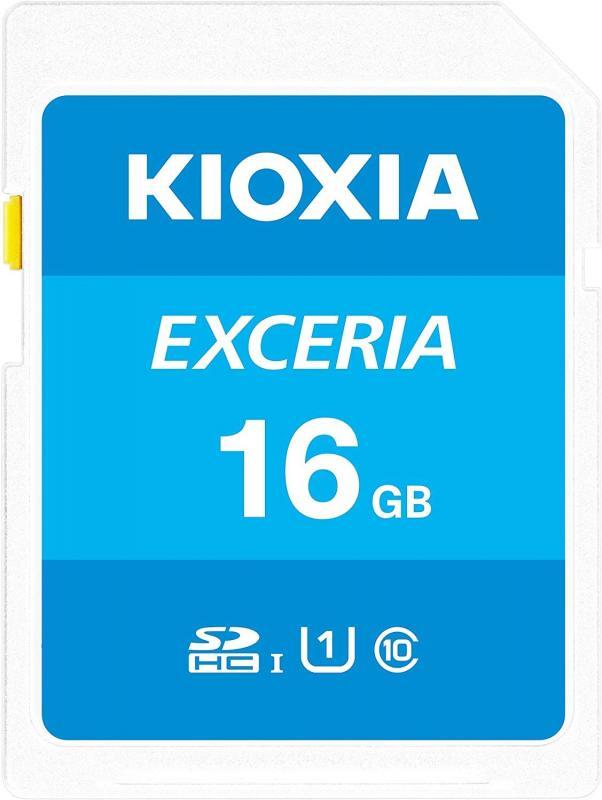KIOXIA LNEX1L016GG4 16GB NormalSD EXCERIA C10 U1 UHS1 R100 Hafıza kartı
