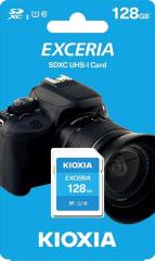 KIOXIA LNEX1L128GG4 128GB EXCERIA PLUS SD C10 U3 V30 UHS1 A1 Hafıza kartı