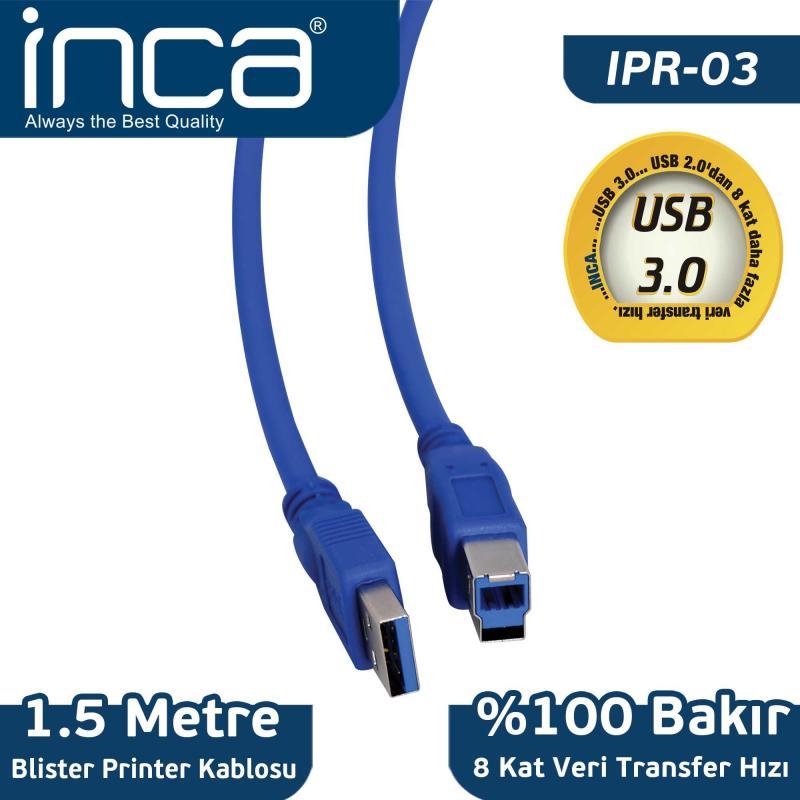 INCA 1m USB3.0 Yazıcı Kablosu IPR-03