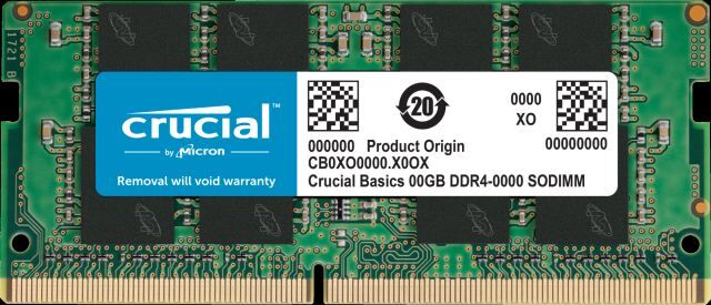 CRUCIAL CB16GS2400 16GB 2400MHz DDR4 Notebook Ram