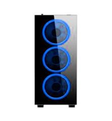 DARK DKCHSPTB500 500W Powerlı Pencereli Mavi LED ATX Siyah Kasa