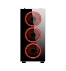 DARK DKCHSPTR500 500W Powerlı Pencereli Kırmızı LED ATX Siyah Kasa