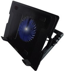 INCA Ergonomik USB Sessiz Siyah Stand Notebook Soğutucu INC-341FXS