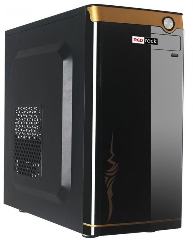 REDROCK 300W Powerlı Penceresiz Micro ATX Siyah,Gold Kasa