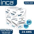 INCA Cat6 305m Awg 24 Gri Network Kablosu ICAT-305V