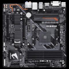 GIGABYTE B450-AORUS-M AMD B450 Soket AM4 DDR4 3600 MHz HDMI DVI Aorus M Anakart