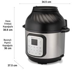 INSTANT 140-0042-01-EU Duo Crisp 8 11'ı Bir Arada 7.6 Litre Basınçlı Pişirici-Hava Fritözü