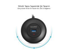 Dark DK-AC-USB344 Connect Master 4 Port USB 3.0Hub