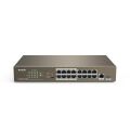 TENDA TEF1118P-16-150W 16 portlu 10/100Mbps +1 Gigabit/SFP Slots Switch With 16-Port PoE