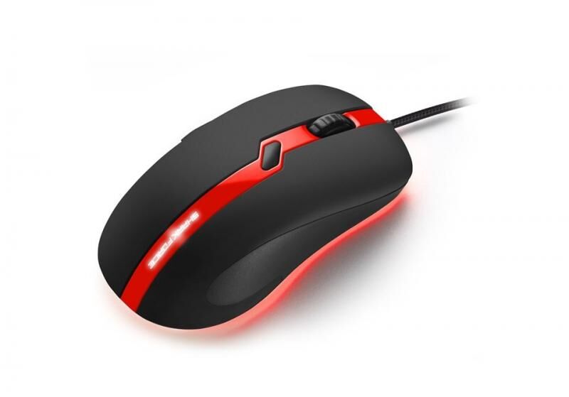 SHARKOON SHARKFORCEPRO-RED Yüksek hassasiyet,Eşsiz tasarım Optik Mouse