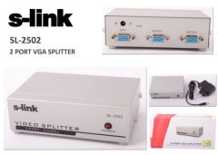 S-LINK 2 Port Adp VGA Çoklayıcı SL-2502