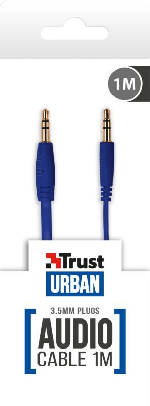 TRUST 20176 1m Aux Mavi Ses Aktarım Kablosu