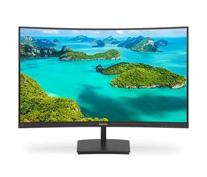 PHILIPS 241E1SCA-00 24'' 1920X1080 4MS 75HZ VGA HDMI SİYAH LCD MONİTÖR