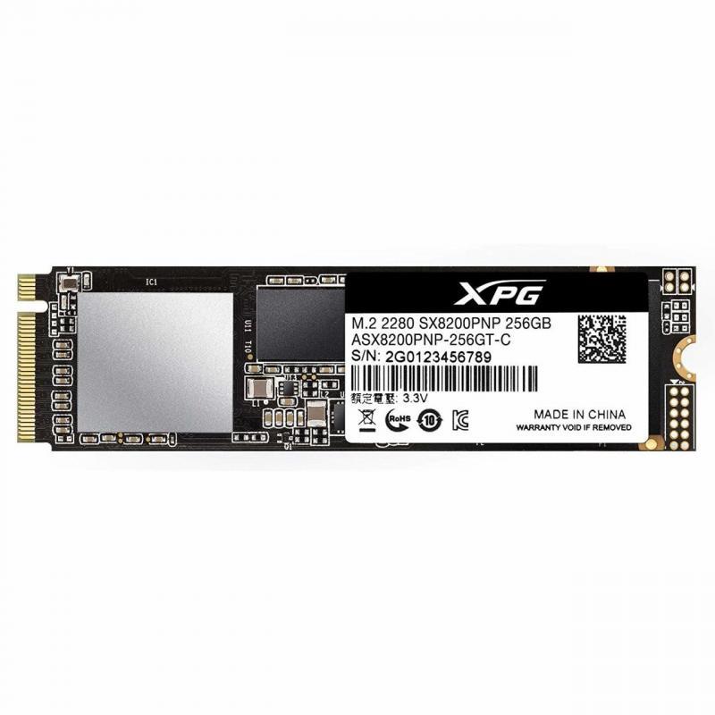 XPG ASX8200PNP-256GT-C 256GB SX8200PNP PCIE m.2 3500-1200MB/s Flash SSD
